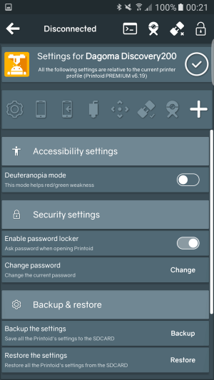 (Activate the locker and customize the passord in the security settings)